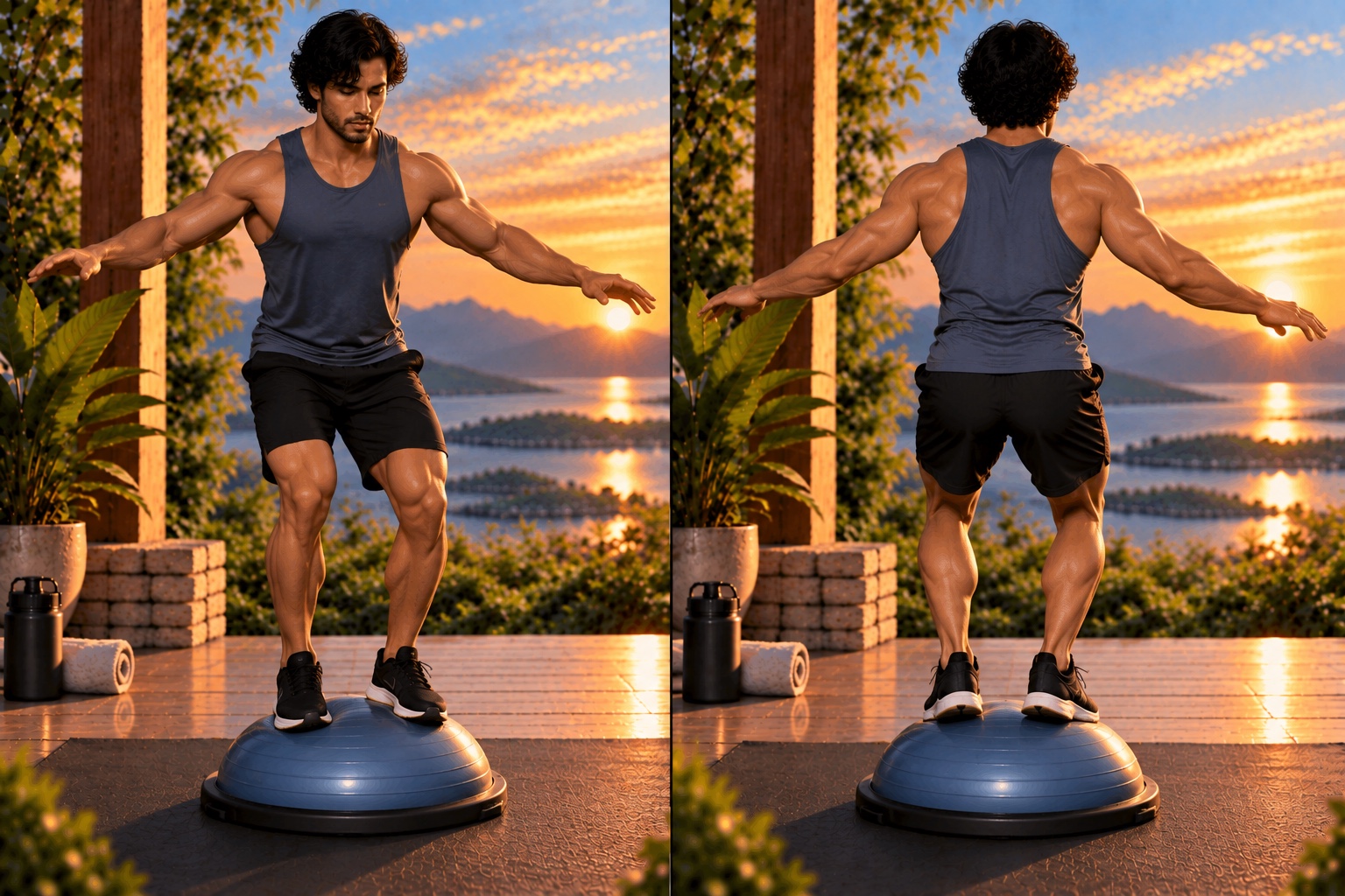 BOSU balance stand